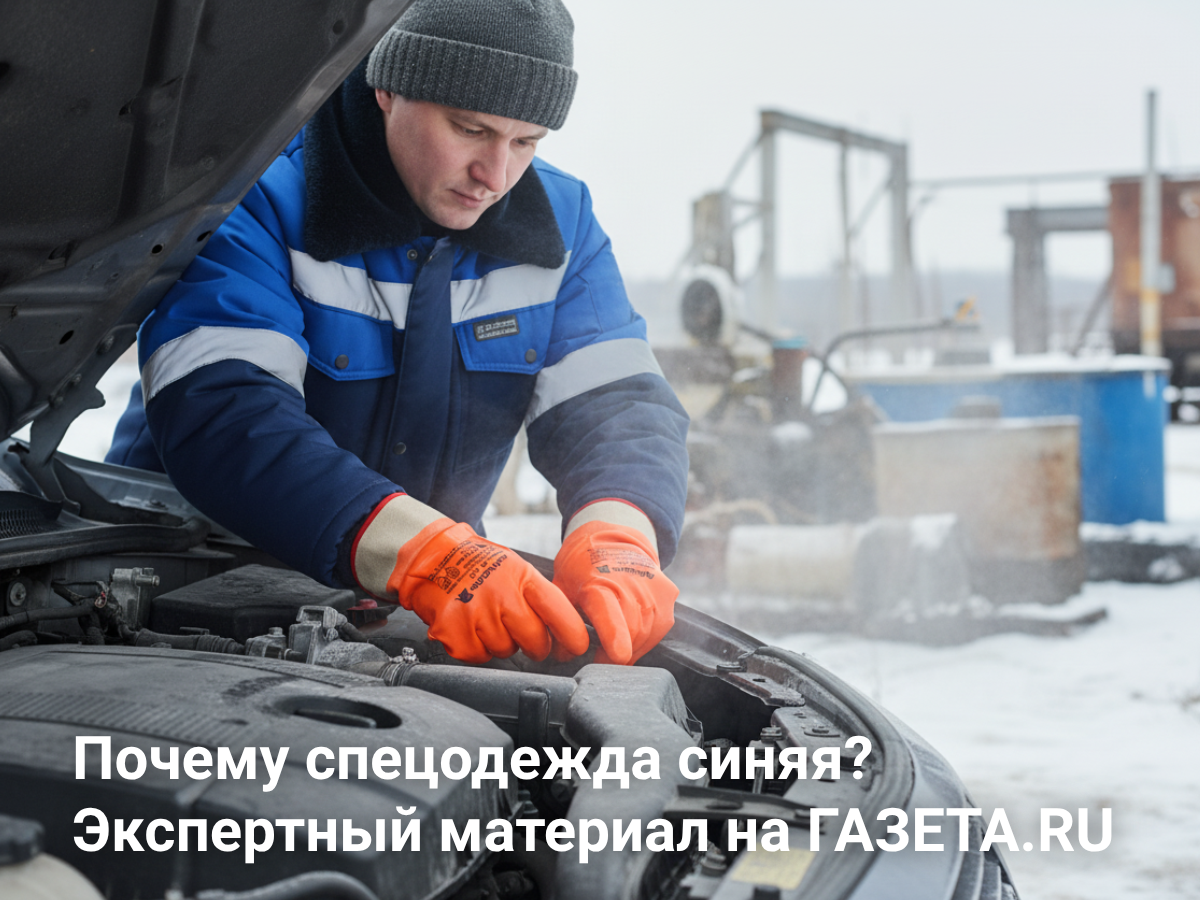 Почему спецодежда чаще всего синяя? Отвечаем в публикации на «Газета.Ru»